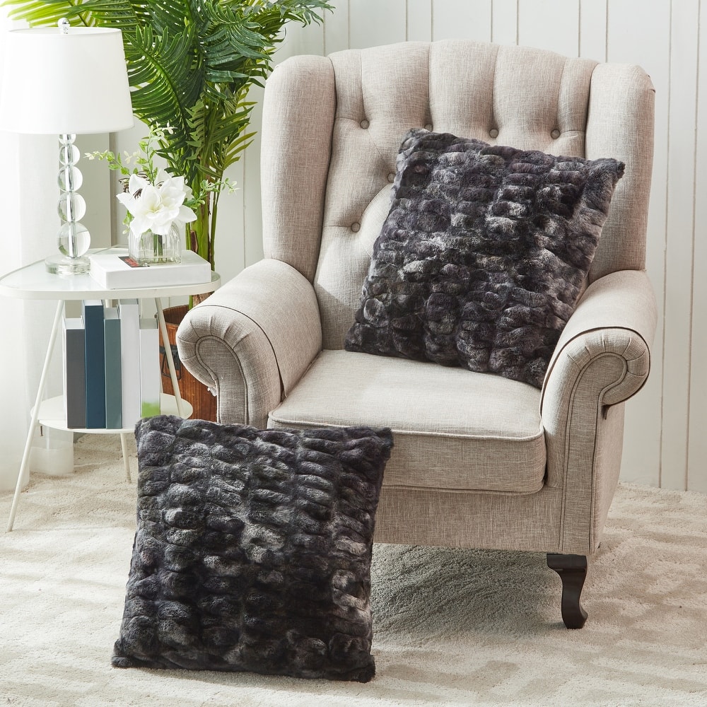 Serenta Shar Pei FauxFur 2 Piece Pillow Shell Set, NO INSERT