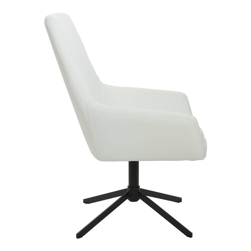 Swivel Office Chair with Black Nylon Base