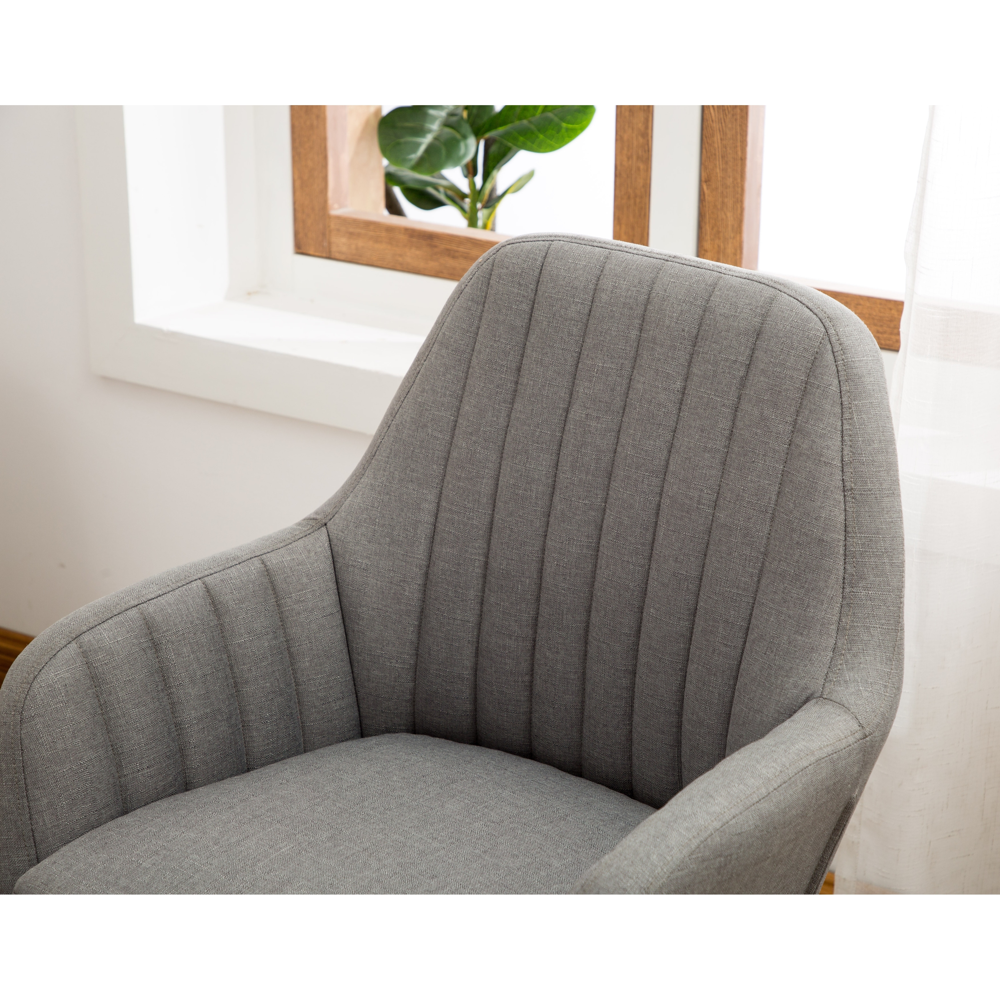 Carson carrington fellingsbro pleated on sale fabric accent chair