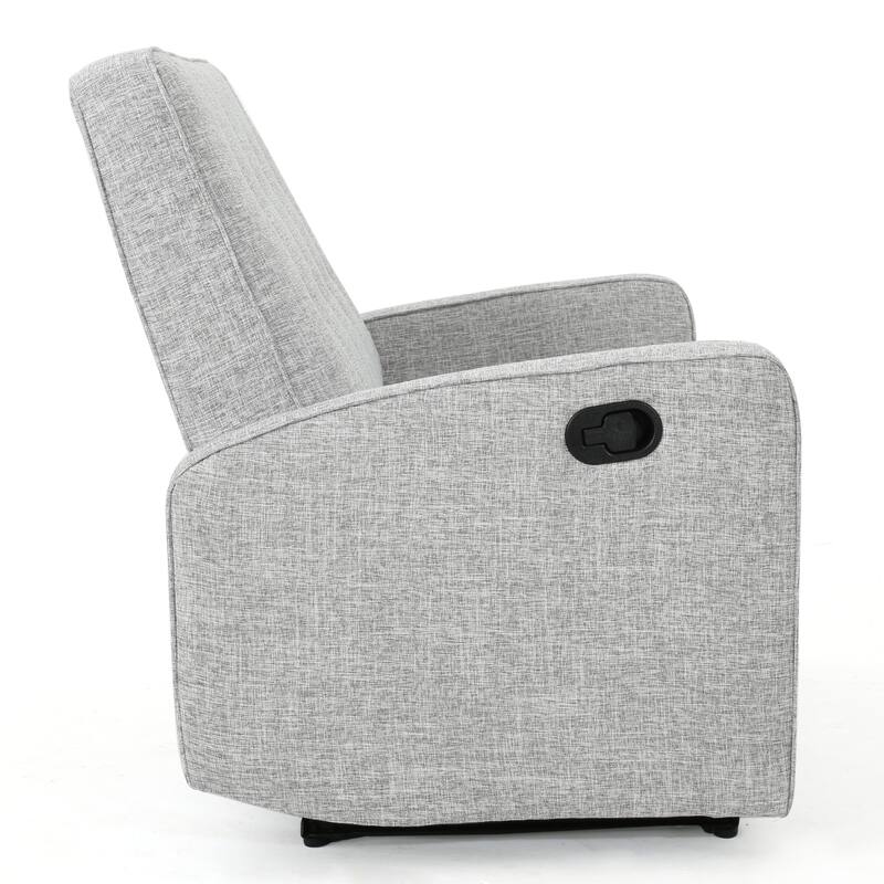 47"Wide Manual Recliner Chair for Adults, Single Reclining Sofa Chair Fabric Upholstered Living Room Chair Modern Club Chair