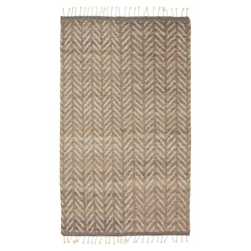 Tangier Khaki Rug 4'11" x 8'2" - 4'11 x 8'2 - Light Khaki - 4'11 x 8'2