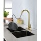 preview thumbnail 4 of 22, High Arc Single Handle Kitchen and Bathroom Sink Faucet with Deck Plate