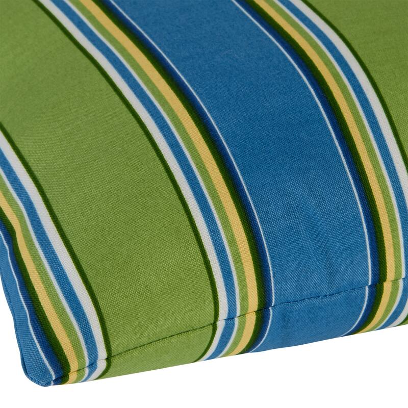Cayman Stripe 19x12-inch Outdoor Lumbar Pillows (Set of 2)