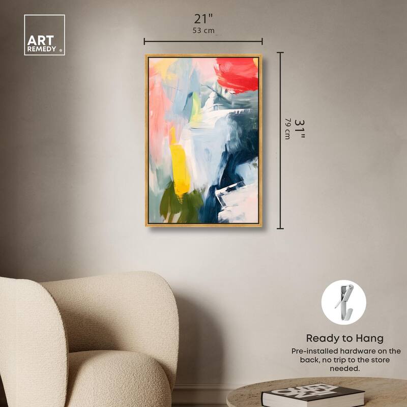 Confetti Storm Canvas by Art Remedy