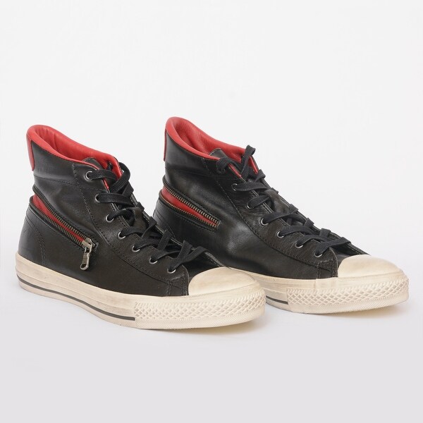 converse john varvatos black leather