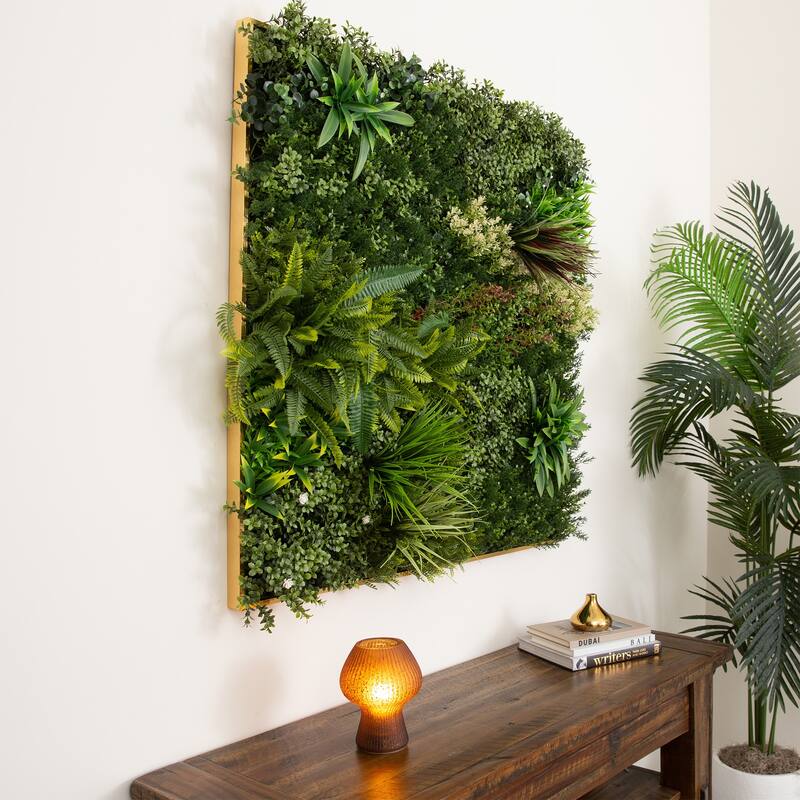 Madagascar Forest Artificial Framed Living Wall Panel - 38"