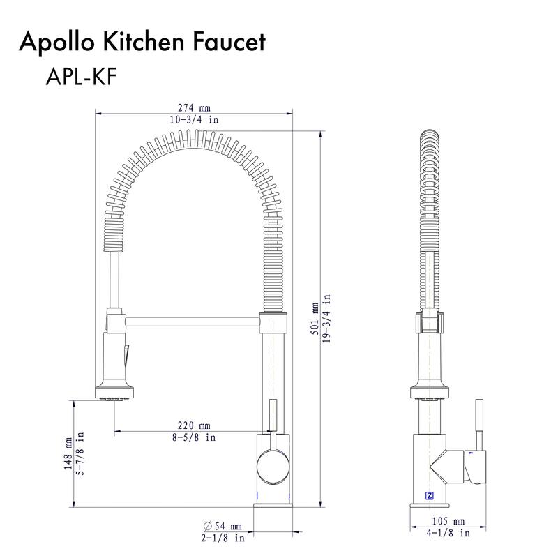 ZLINE Apollo Kitchen Faucet