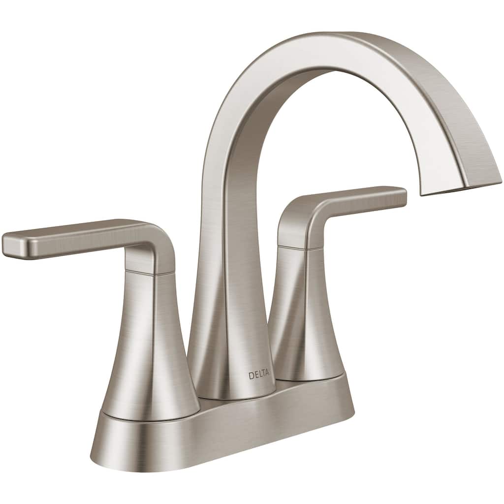 Delta 2562LF-MPU Lineax 1.2 GPM Centerset Bathroom Faucet with Push