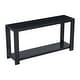 preview thumbnail 4 of 18, Minimalist Console Table with Shelf & 4-Leg Construction