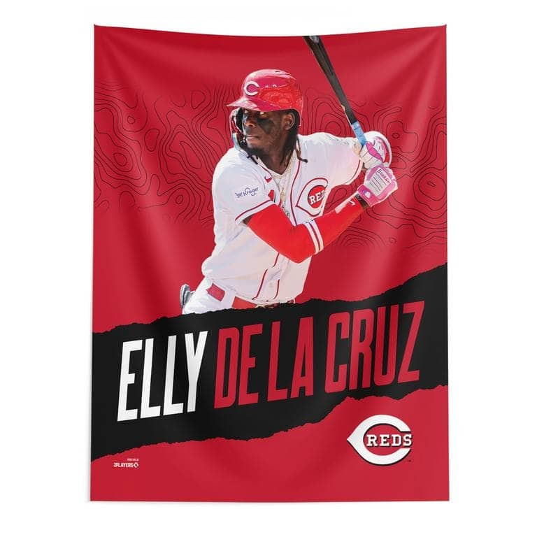 MLB Cincinnati Reds Player Wall Hanging - 50" x 60" - 50" x 60" - Elly De La Cruz