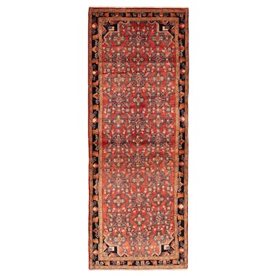 Andelz Red Rug 3'9" x 9'10" - 3'9 x 9'10