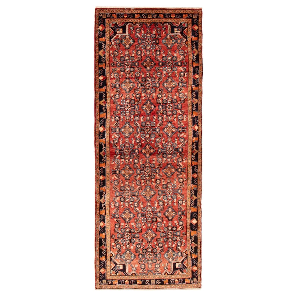 Andelz Red Rug 3'9" x 9'10" - 3'9 x 9'10
