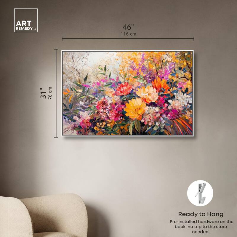 Amber Auras Canvas by Art Remedy
