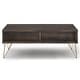 preview thumbnail 39 of 48, Moreno Mango Wood Metal Rectangle Industrial Lift Top Coffee Table