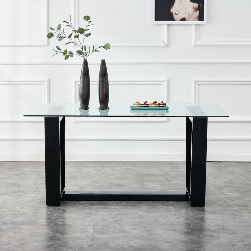 Tempered Glass Dining Table