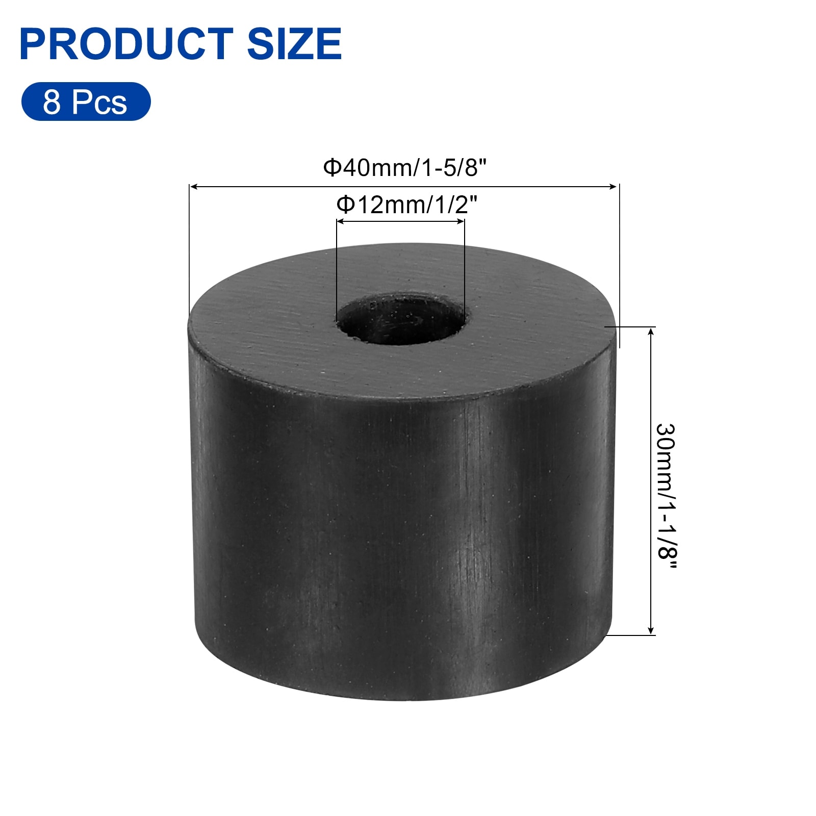 Round Rubber Washers Flat Rubber Spacer Bushing for Home Appliances Cars Boat Accessories