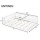 preview thumbnail 19 of 102, Montessori Floor Bed with Fence Guardrail and Removable Door Toddler Floor Wood Bed Frame for Kids Boys Girls Children's Room