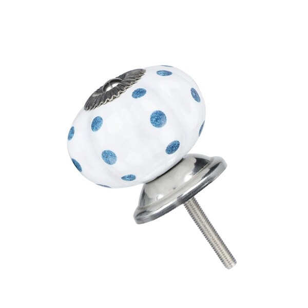 40mm Ceramic Knobs Drawer Knob Pumpkin Pull Handle Home Door Cabinet Cupboard Wardrobe Dresser Accessories #1 - 1pcs