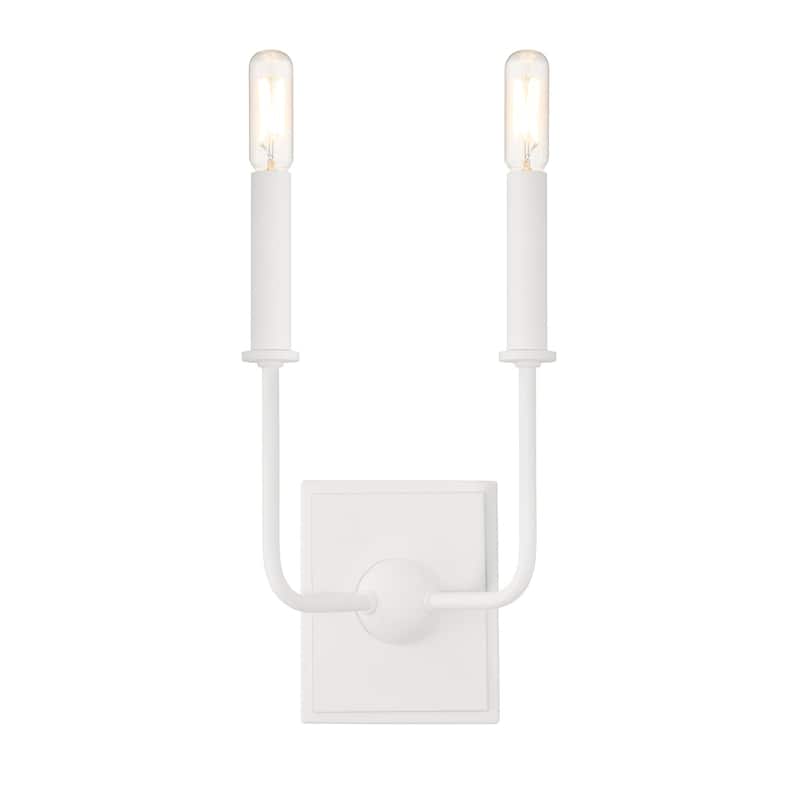 Savoy House 9-4044-2 Avondale 2 Light 12" Tall Bathroom Sconce - Bisque White