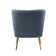 preview thumbnail 5 of 16, Side Chair with Metal Legs, Polyester Fabric Designed