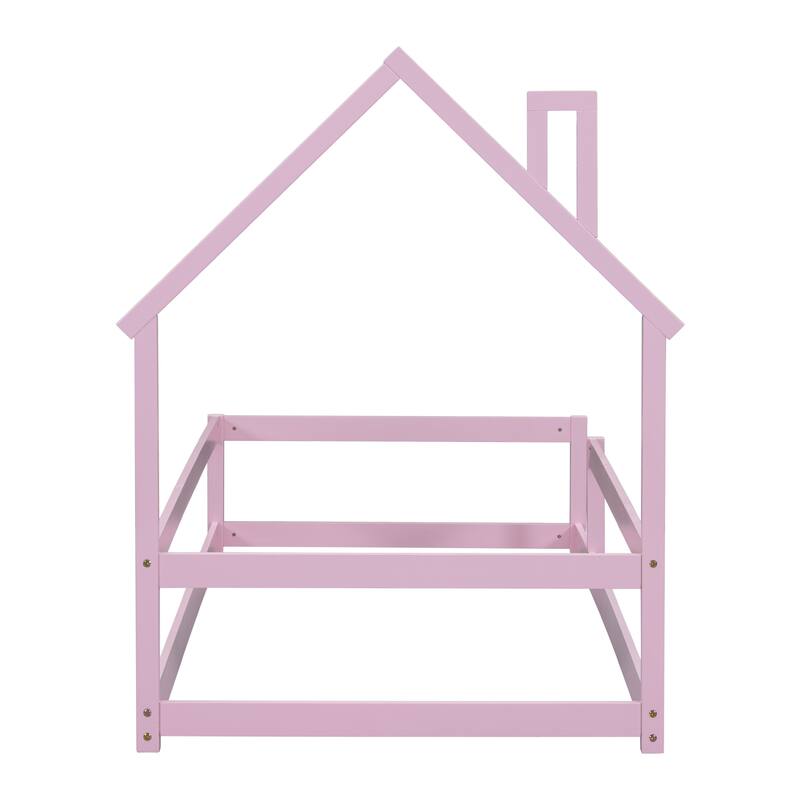 Twin Size Wood bed with Fences