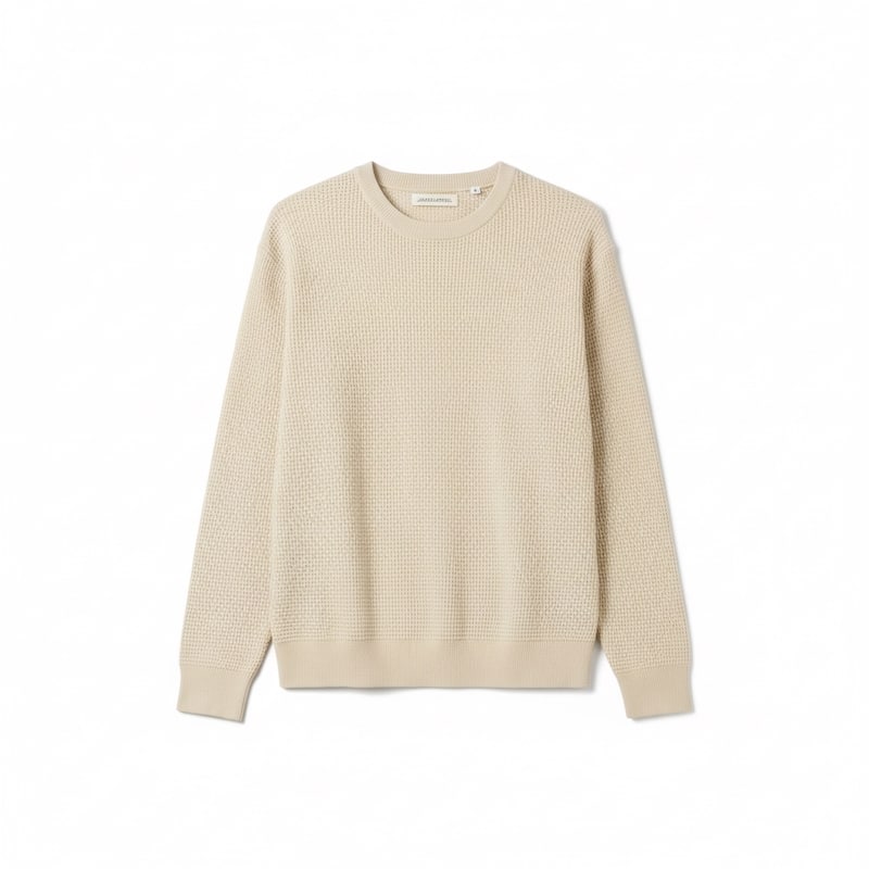 James Campbell Men's Spaulding Sweater - Pearl - M