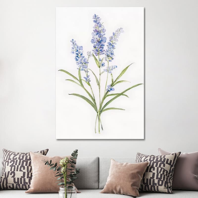iCanvas "Dainty Botanical Lavender" by Sally Swatland Canvas Print