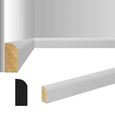 Art3d 96 x 0.75 inch White MDF Wall Covering Molding ,Set of 4