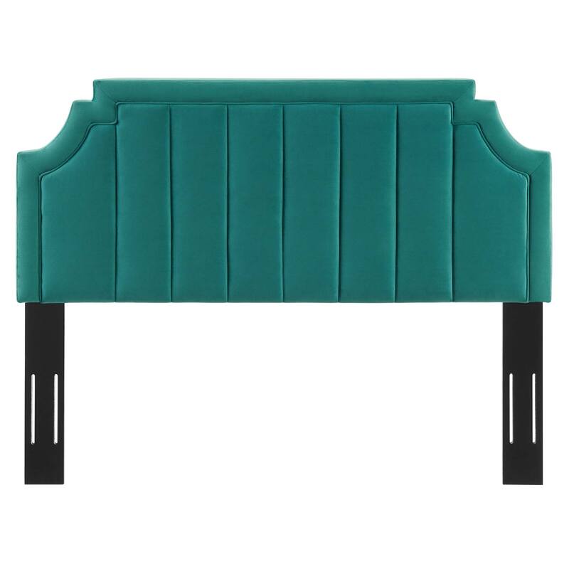 Alyona Channel Tufted Performance Velvet Twin Headboard - Overstock ...