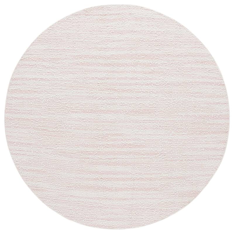 SAFAVIEH Handmade Renewal Lilioara Rug - 6' Round - Pink/Ivory