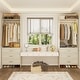 preview thumbnail 65 of 81, Cimly Closet System with Wood Drawers and Hanging Rods, Organizer Wardrobe for Walk-in and Reach-in Closet
