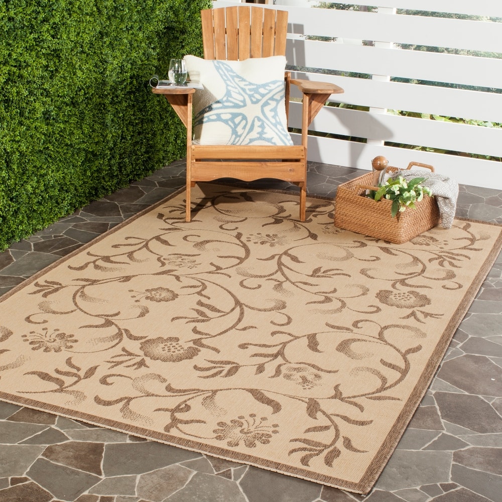 Martha Stewart by SAFAVIEH Swirling Garden Waterproof Rug