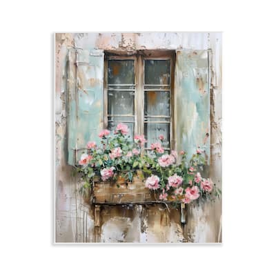 Stupell French Country Window Wall Plaque Art Design By Arlington Prints