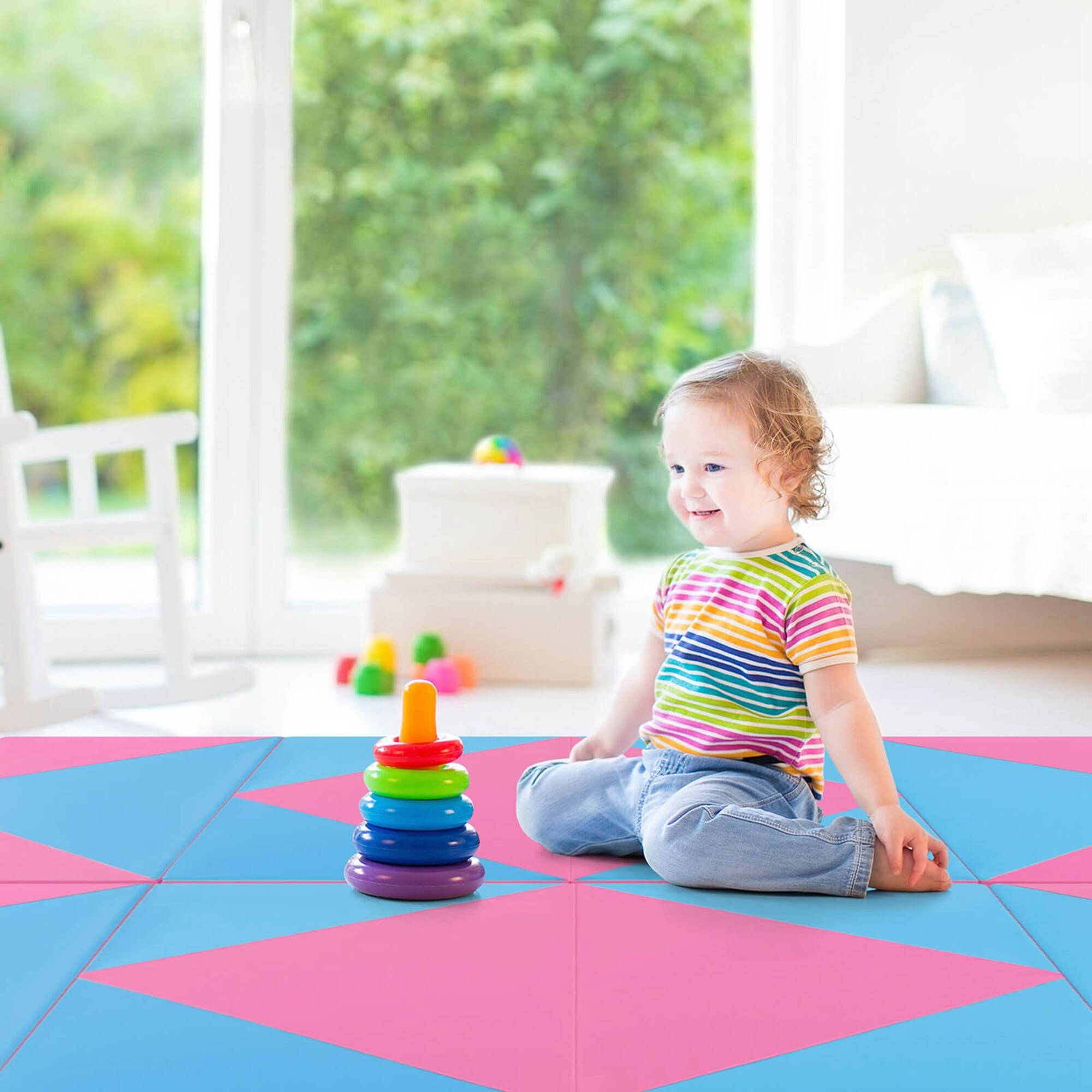 Costway tumbling mats store