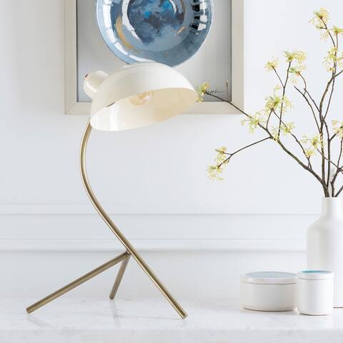 Pernille 20 in. White Modern Table Lamp