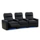 preview thumbnail 7 of 10, Octane Turbo XL700 Power Leather Home Theater Seating Set (Row of 3)