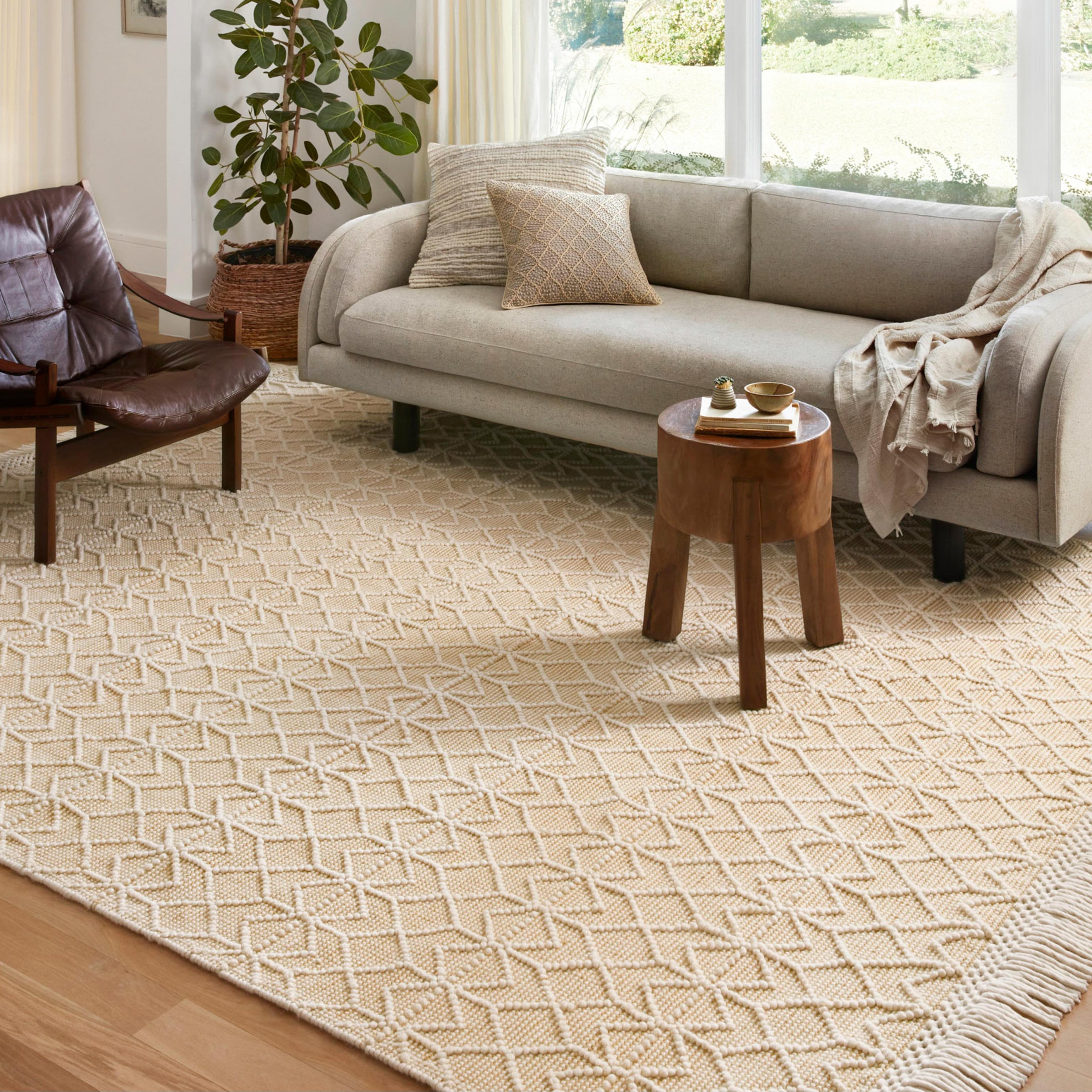 Alexander Home Joanna Farmhouse Hand Woven Area Rug