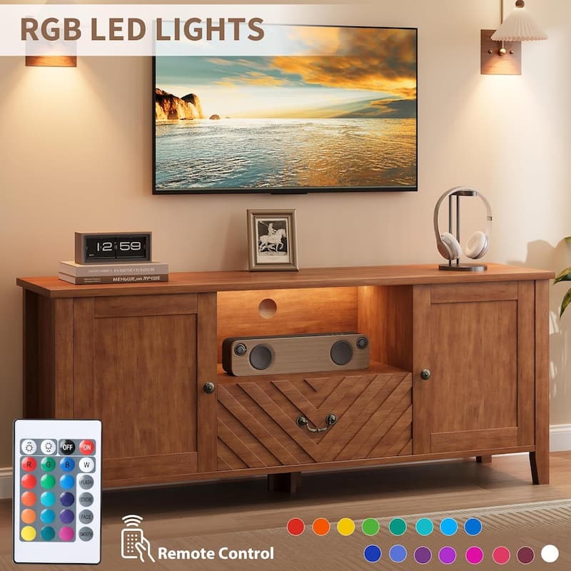 Entertainment Center TV Console Table, TV Stands for Living Room for 65 Inch TV - N/A