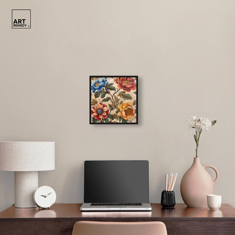 Golden Gardenia III Canvas by Art Remedy
