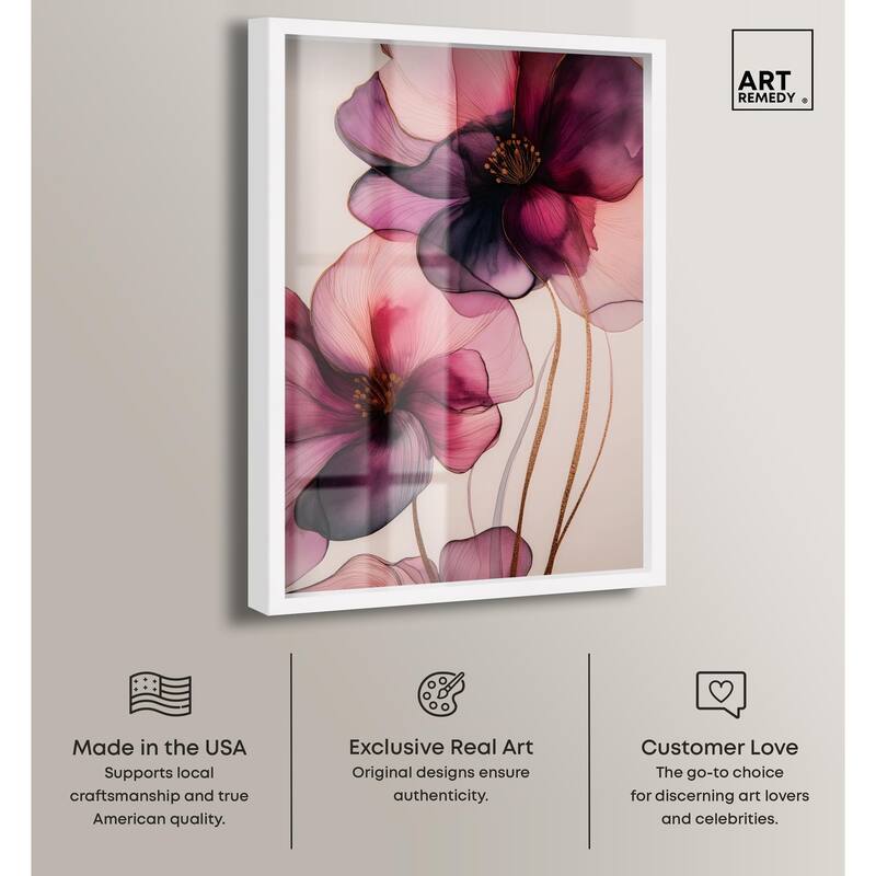 Velvet Verse III Shadowbox by Art Remedy