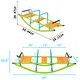 preview thumbnail 5 of 3, Outdoor Playground Steel Tube Kids Seesaw Children Rocker for Age 3 Up