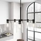 preview thumbnail 1 of 14, Hunter Lochemeade 5 Light Chandelier - Dining Room, Living Room, Entry - Modern Farmhouse, Industrial, Contemporary Noble Bronze