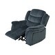preview thumbnail 8 of 22, Hawthorne Steel Glider Recliner by Christopher Knight Home