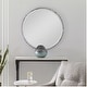 preview thumbnail 8 of 9, Uttermost 097-TAZA-MIRROR Taza 32" Diameter Circular Framed Bathroom