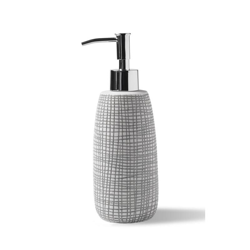 Kassatex Raffia Bath Accessory collection - Lotion Dispenser