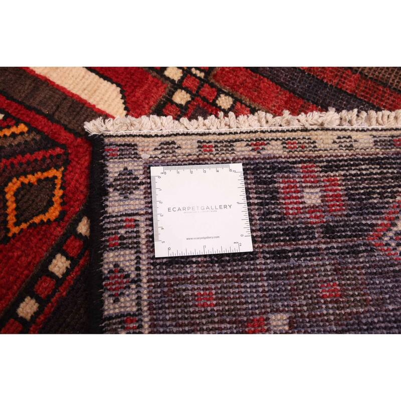 ECARPETGALLERY Hand-knotted Kayseri Vintage Red Wool Rug - 6'8 x 9'11