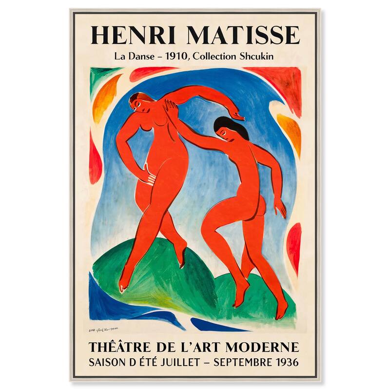 Dance by Henri Matisse Canvas by Art Remedy - Silver - 10" x 15"
