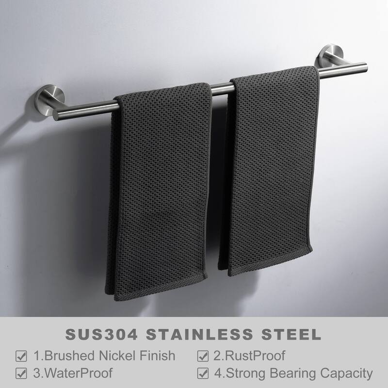 WOWOW Mutiple length Wall Mounted Stainless Steel Towel Bar