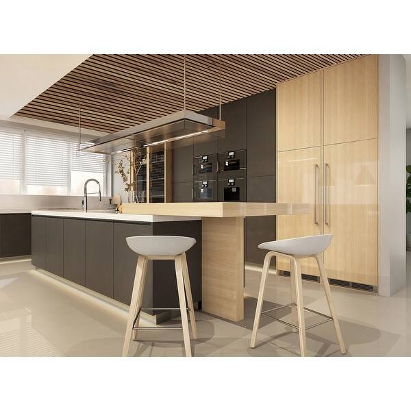 94 in. x 23.6 in x 0.8 in. Acoustic Vinyl Wall Cladding Siding Board ...