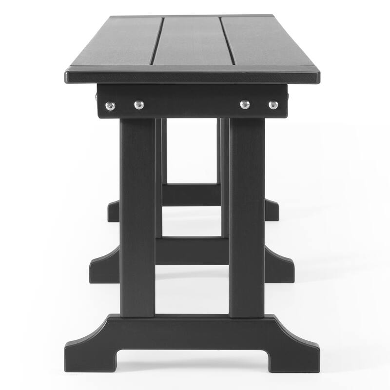 Laguna Hdpe All Weather Outdoor Patio 65" Bench